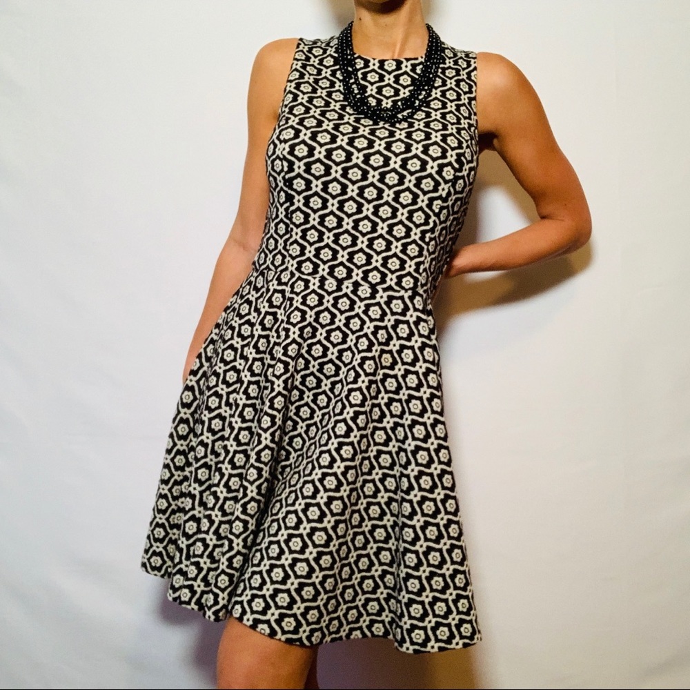 Cynthia Rowley Printed Fall/Winter Fitted Dress